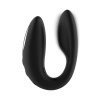 Afbeelding van Rosy Gold – C-Shape Vibrator met Luxe Oplaadcase – Zwart