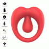 Russell Vibrating Penis Ring With Clitoris Stimulation Red