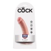 King Cock 6 Dildo Flesh 15.2 CM