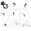 Armony Traveler Double Ring Rabbit Black