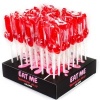 Secretplay - Display Assortment Penis Lollipops Strawberry 40 Units