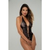 Afbeelding van Christine - Open Crotch Body Basic Instinct - Zwart