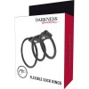 Darkness Flexible Cock Rings 3-Pack