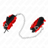 Kink Lace Elastic Restraints Red Hearts 22-35CM