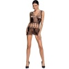 Passion Woman Bs090 Black Bodystocking One Size