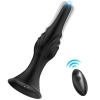 Armony Vibrator Anal Plug Remote Control Black