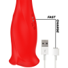MIA Siena Red Stimulator Triple Pleasure Vibrating and Biting