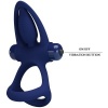 Pretty Love Mat Double Ring with Vibration Stimulator