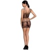 Passion Woman Bs090 Black Bodystocking One Size