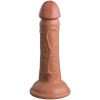 King Cock Elite Silicone Dildo 15.2 CM Caramel