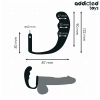 Addicted Toys Anal Plug with Ring Silicone Model 4