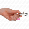 KINK Double Bell Nipple Clamp Pink 6cm