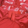 Subblime Satin Babydoll with Lace Red L/XL