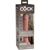 King Cock Elite Vibrating Silicone Remote Control 17.8 CM