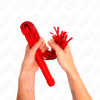 Kink Whip With Red Textured Handle 48.5 Cm
