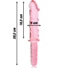 Nebula Series Model 24 Pink Glass Dildo 28.5cm