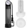 Pump Addicted RX9 Black Penis Pump with Sleeve
