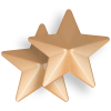 Coquette Chic Desire Nipple Covers Gold Stars