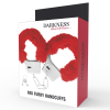 Darkness Red Lined Metal Handcuffs