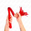 Kink Whip With Red Textured Handle 48.5 Cm