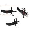 Armony Dildo Ring Vibrator Remote Black