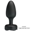 Pretty Love Varian LED Anal Plug Black 10.8CM
