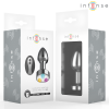 INTENSE Vibrating Metal Anal Plug LED Remote Size M