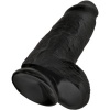King Cock Chubby Realistic Penis 23cm Black