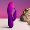 Rocks-Off Glo-Girl Purple Rabbit Vibrator