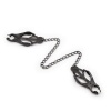Ohmama Fetish Japanese Nipple Clamps with Black Chain
