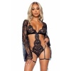 Afbeelding van Set Body & Jasje All Romance - Zwart