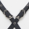 Subblime Leather Harness Straps Chain Details