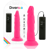 Diversia Flexible Vibrating Dildo Pink 23 CM