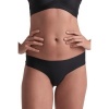Bye Bra Invisible Thong 2 Pack Beige & Black S