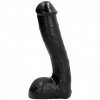 All Black Realistic Anal Dildo 23 CM