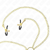 KINK - 4 Nipple And Clit Clamps Adjustable Gold