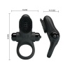 Pretty Love Black Vibrator Ring II