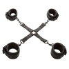 CALEXOTICS Nocturnal Hog Tie Connector Leather Adjustable Black