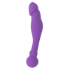 Intense Silicone Dual Stimulator, Lilac, 18cm