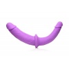 Afbeelding van Strap U - Dubbele Dildo Met Harnas - Paars