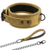 Fetish Submissive Neoprene Collar with Chain