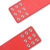 Ohmama Fetish Red Handcuffs Snap Closure