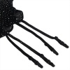 Subblime Fishnet Bodystocking w/ Gloves & Diamonds, Black