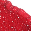 Subblime Fishnet Bodystocking w/ Gloves & Diamonds, Red