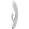 Satisfyer Double Flex Rabbit Vibrator App White