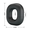 CRAZY BULL - Walden Super Soft Silicone Cock Ring Black
