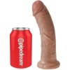 King Cock Realistic Penis 19.5cm Caramel