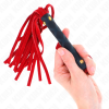 Kink Red Suede Mini Whip 30 Cm