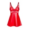 Afbeelding van Obsessive - Aliosa Chemise & String - Rood