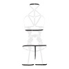 Afbeelding van Christine - Kinky Harnas Body Fiercy - Zwart